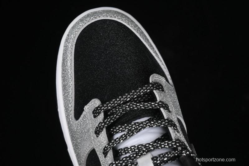 Nike SB Dunk Low Black Reverse Starry Sky Anniversary High-End Custom Low-Top Casual Skate Shoes - KK1333-003