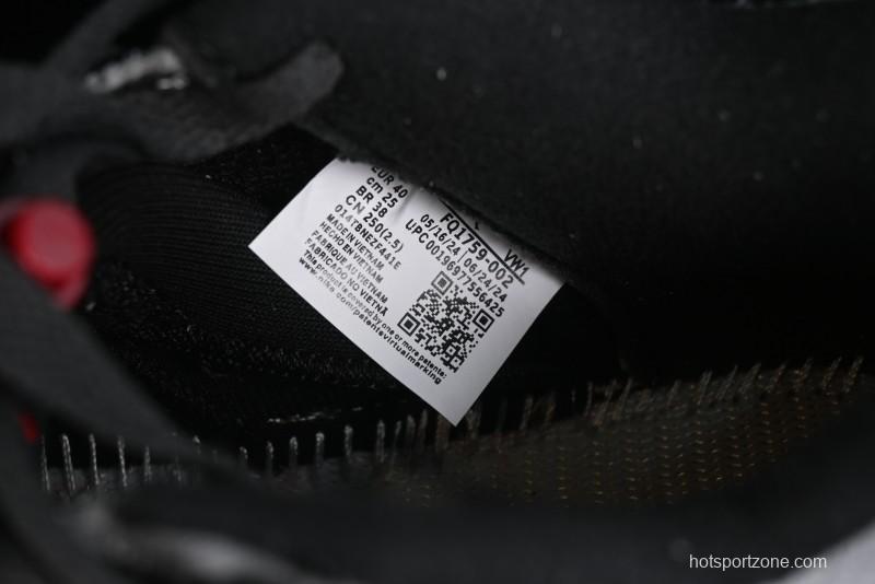 Nike Jordan Spizike Low AJ Hybrid Elements Black Grey Crack Leather Casual Sneakers - FQ1759-002