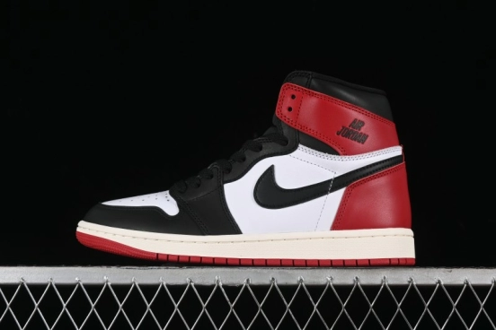 Nike Air Jordan 1 High OG Retro Basketball Shoes with Black Toe Design - DZ5485-106