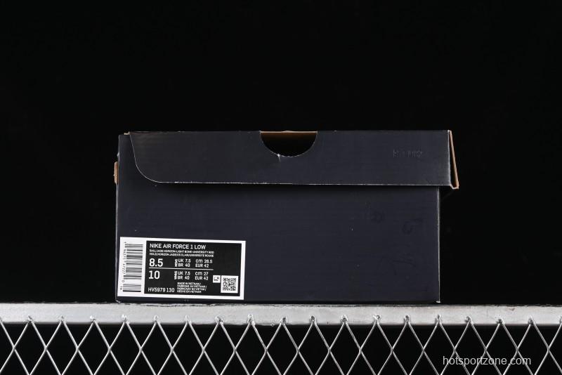 Nike Air Force 1 '07 Low Casual Sneakers with Full-Length Air Cushion - HV5979-130