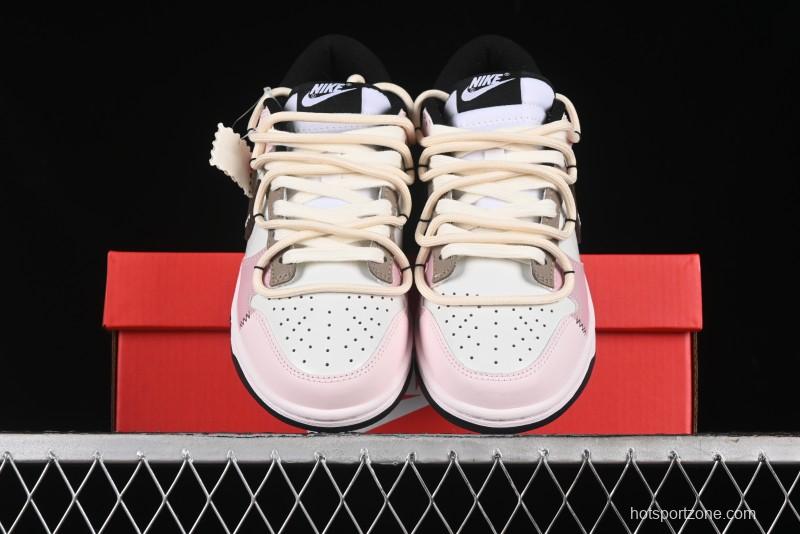 Nike Dunk Low Panda Prank Special Edition Heartbeat Mail Casual Sneakers - CW1590-100