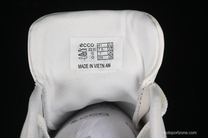 ECCO Street ACE Series Autumn New Retro Fashion Casual Leather Platform Sneakers - 63336101002