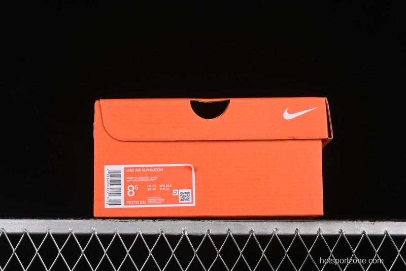 Nike Air Alphazoom Breathable Lightweight Running Shoes with Cushioning - FD2722-100