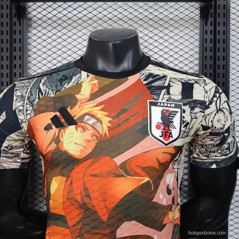 Player Version 2025 Japan Multi-Color with Naruto Anime Character Jersey