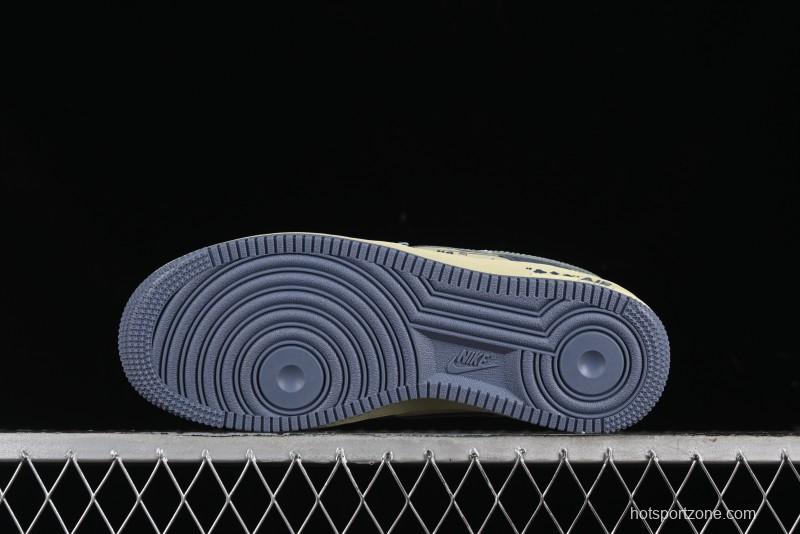 Nike Air Force 1 Low "Ghost Fire Clown" Halloween Themed Casual Sneakers - XL2321-333