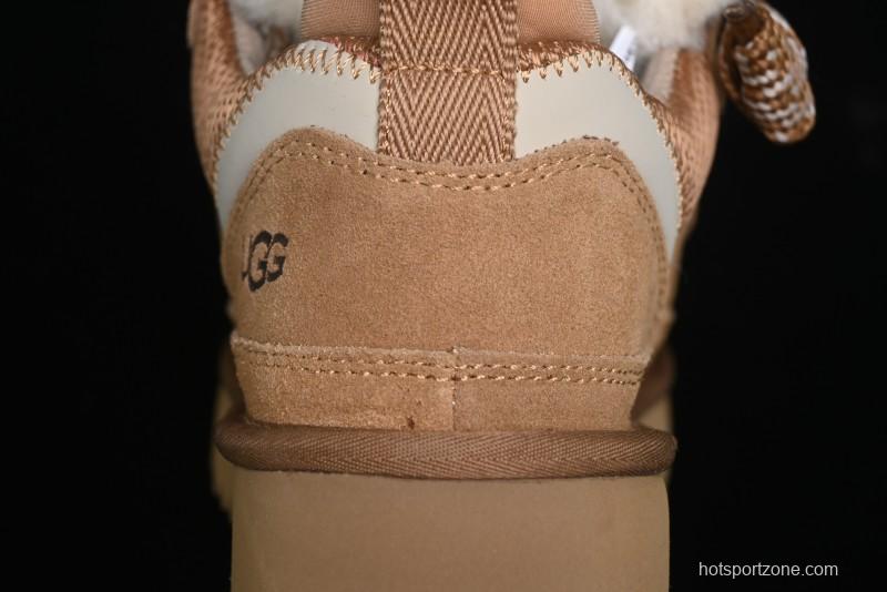 UGG Classic Ultra Mini Mel Dual Color Lace-Up Low-Top Casual Shoes - 1144032