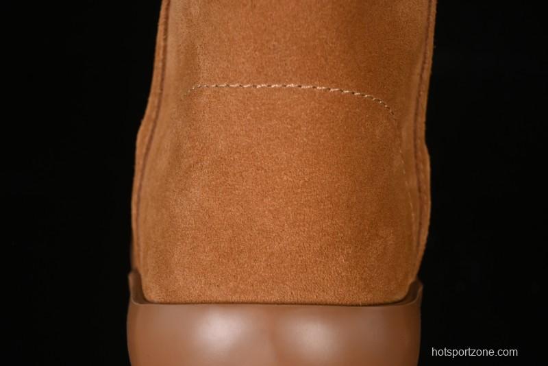 Bottega Veneta Snap Round Toe Slip-On Ankle Snow Boots - 578321