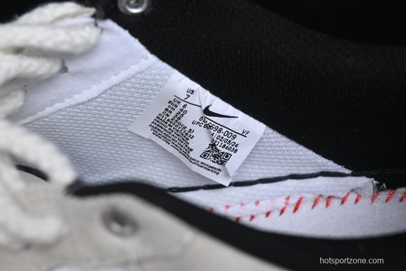 Nike Air Force 1 '07 Low Stussy Collaboration - AF1 Light Grey Red Tag Low-Top Casual Sneakers SJ6698-009