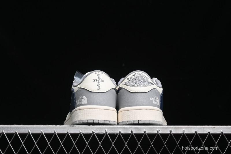Nike Travis Scott x Fragment Design x Air Jordan 1 Low OG SP AJ1 Low Top Casual Sneakers - XS3086-002