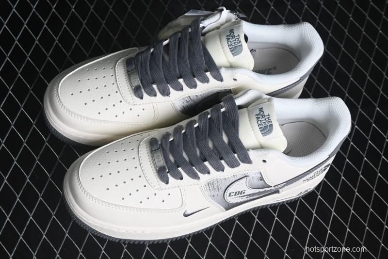 Nike Air Force 1 '07 Low The North Face x COMME des GARÇONS Light Grey Casual Sneakers - DM6688-002