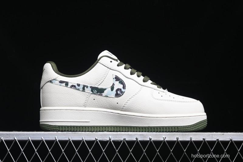 Nike Air Force 1 '07 Low BAPE Collaboration - Camo Swoosh Low-Top Casual Sneakers DF0188-012