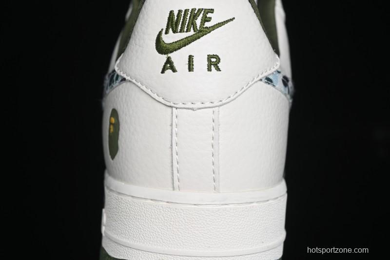 Nike Air Force 1 '07 Low BAPE Collaboration - Camo Swoosh Low-Top Casual Sneakers DF0188-012