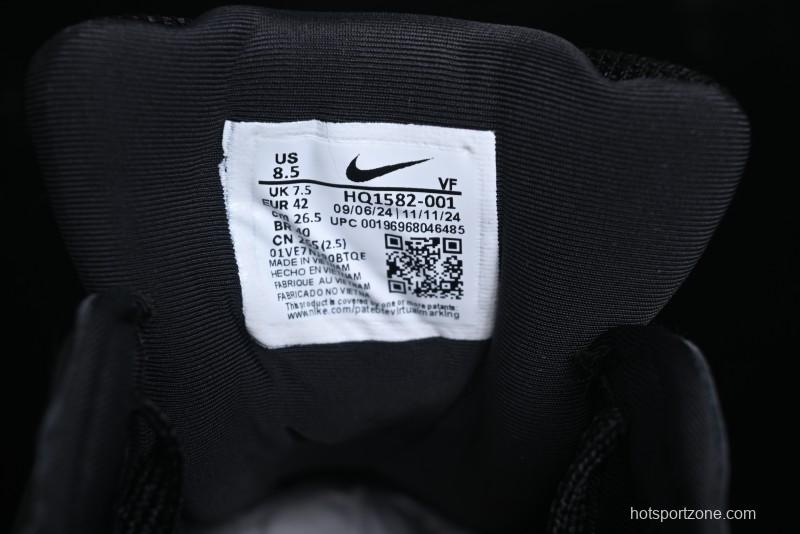 Nike Runtekk V2K Low-Top Retro Running Shoes with Cushlon Foam and Distressed Midsole - HQ1582-001