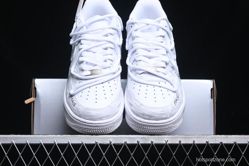 Nike Air Force 1 '07 Low Lace-Up Casual Sneakers with Full-Length Air Cushion - ZH0316-049