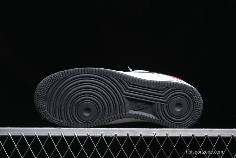 Nike Air Force 1 '07 Low Supreme The North Face Collaboration - Grey Black Red Logo - XZ6188-112