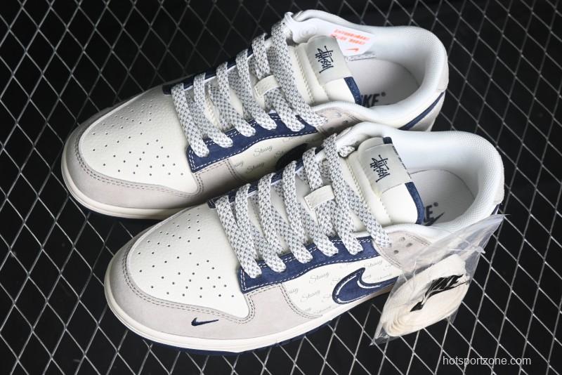 Nike SB Dunk Low Stussy Anniversary Custom Low-Top Casual Skate Shoes - FC1688-197