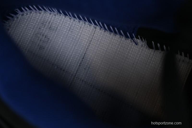 Nike Air Jordan 4 Retro Basketball Shoes with Black-Grey-Blue Color Blocking - FV5029-003