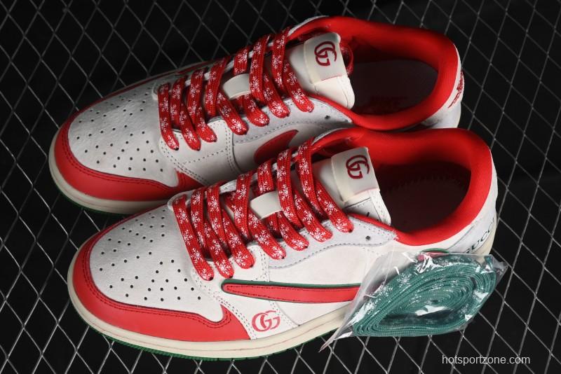 Nike Travis Scott x Fragment Design x Air Jordan 1 Low OG SP AJ1 - AG3702-800