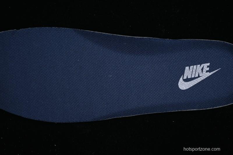 Nike Air Force 1 '07 Low Stussy Collaboration - Grey Blue Suede Low-Top Casual Sneakers - SJ6698-007