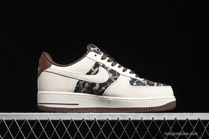 Nike Air Force 1 Low Bape Collaboration - Beige Camo Casual Sneakers - KK1988-019