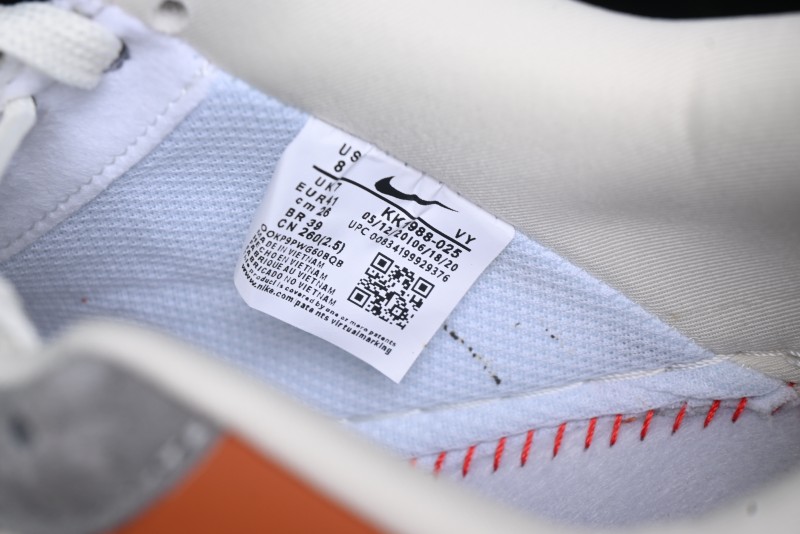 Nike Air Force 1 '07 Low Stussy Collaboration - Grey Brown Flyknit Low-Top Casual Sneakers - KK1988-025