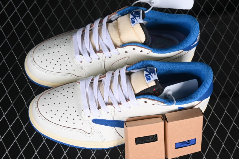 Nike Travis Scott x Air Jordan 1 Low OG Retro Sneakers - DM7866-104