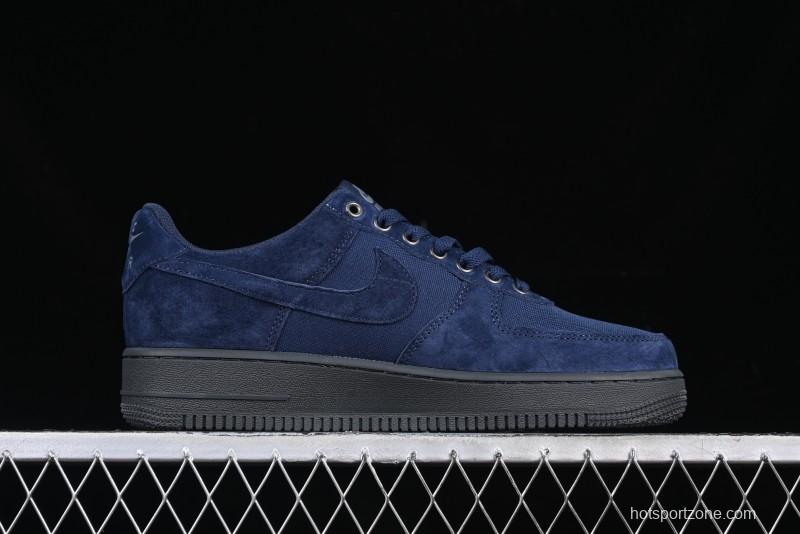 Nike Air Force 1 '07 Low Casual Sneakers in Light Blue with Full-Length Air Cushion - HQ3822-400