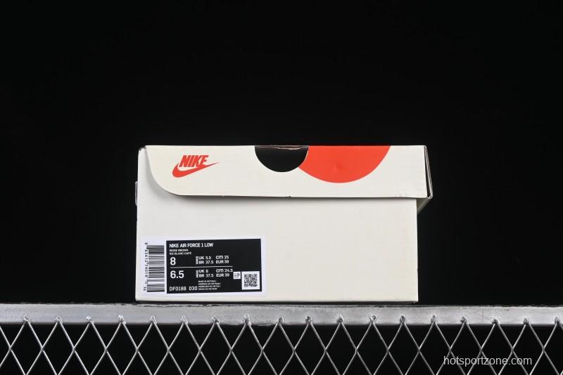 Nike Air Force 1 '07 Low Bape Camouflage Swoosh Beige Casual Sneakers - DF0188-030