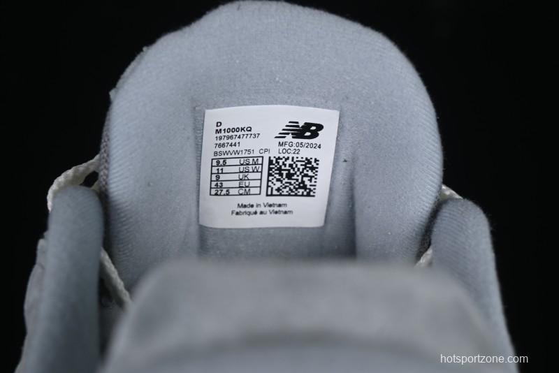 New Balance 1000 Series Retro Dad Style Low-Top Casual Running Shoes - M1000KQ