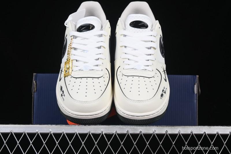 Nike Air Force 1'07 Low "Night Gun Hole" Casual Sneakers - FB1893-999