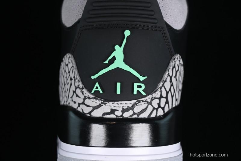Nike Air Jordan 3 Retro Sneakers Green Glow - CT8532-031