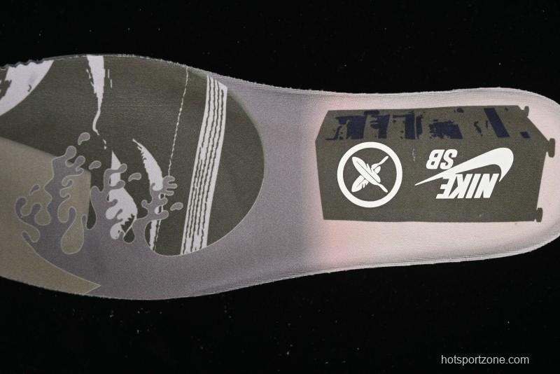 Nike Yuto Horigome x SB Dunk Low Pro 2.0 Casual Skate Shoes with Speckled Design - HF8022-300