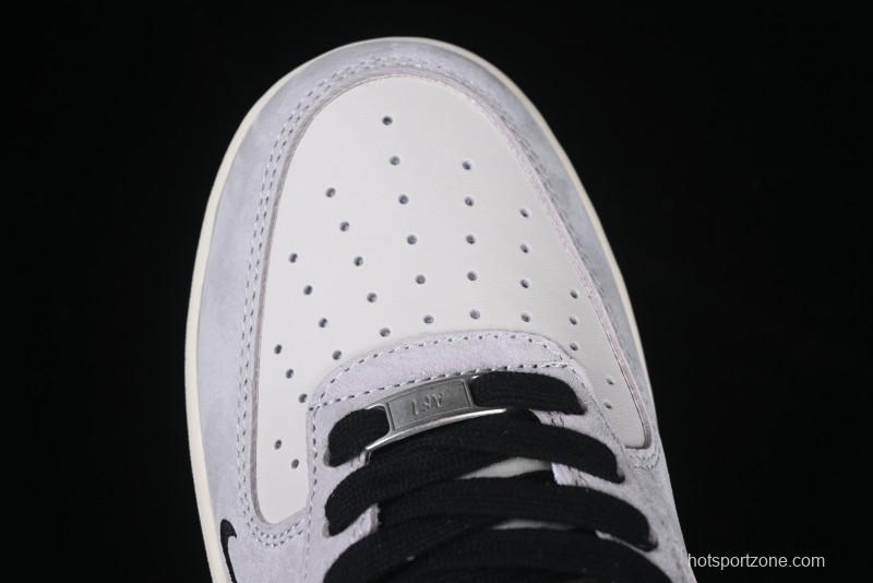 Nike Air Force 1 '07 Low The North Face Collaboration Beige Grey Carbon Black Swoosh Low-Top Casual Sneakers - XZ6188-916