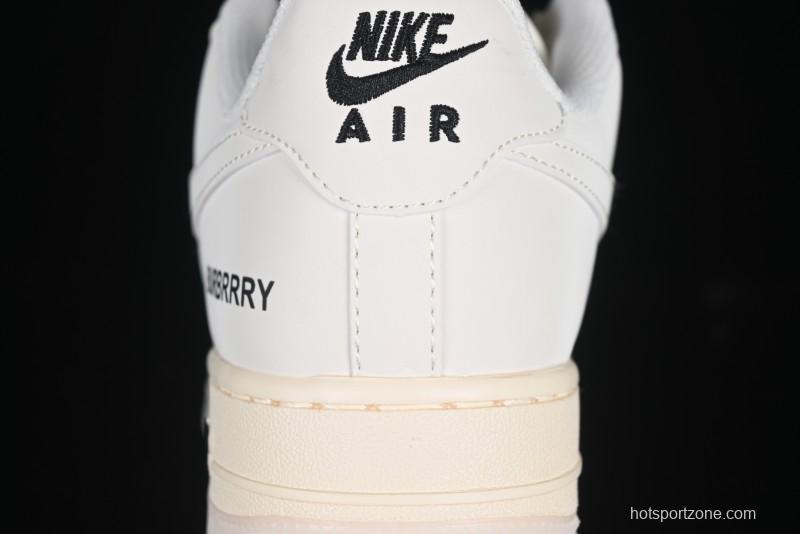 Nike Air Force 1 '07 Low Burberry Collaboration Off-White Crystal Low-Top Casual Sneakers - BB8588-226