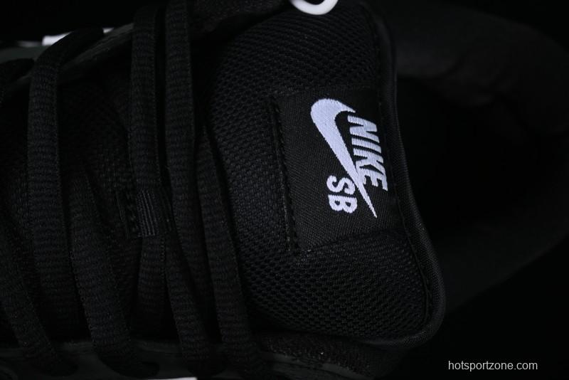 Nike SB Dunk Low Suede Black Skateboarding Shoes - CD2563-006