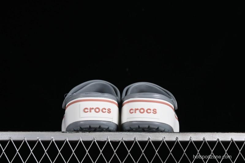 Crocs Crocband Platform Rainbow Comfortable Thick-Soled Clog Sandals - B.D4