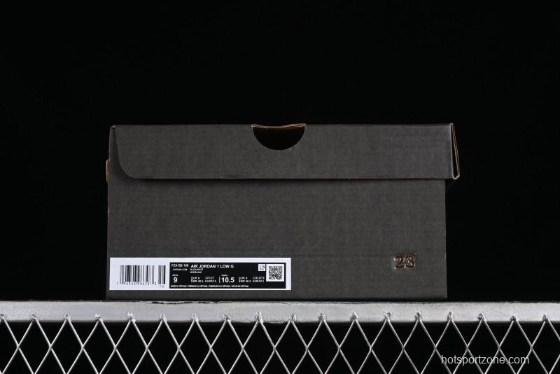 Nike Air Jordan 1 Low Golf AJ1 Retro Golf Shoes with Laser Patent Leather and Double Hook Design - FZ4159-100