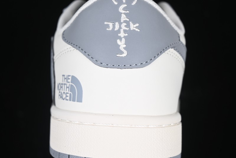 Nike Travis Scott x Fragment Design x Air Jordan 1 Low OG SP AJ1 Retro Sneakers with Unique Collaboration Details - XZ5158-002