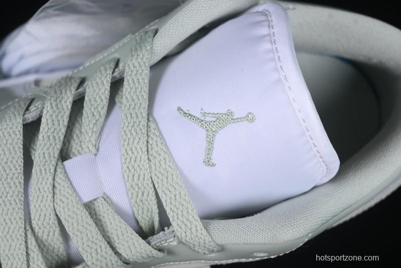 Nike Air Jordan 1 Low AJ1 Amber Green Low-Top Casual Sneakers - HF4078-100