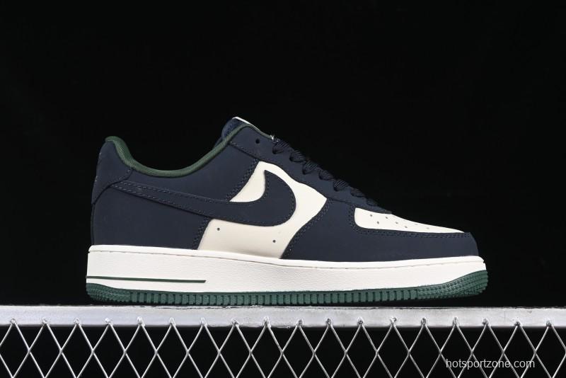 Nike Air Force 1 '07 Low Stussy Collaboration Explosive Blue Low-Top Casual Sneakers - KK1988-040