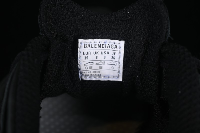 Balenciaga Monday Leather Round Toe Lace-Up Low-Top Casual Shoes - WDTSC1000