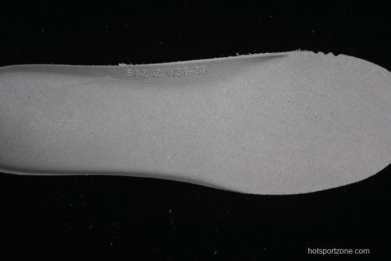 Choco Concert Leather Round Square Asymmetrical Fashion Sneakers White Pink - AJE5