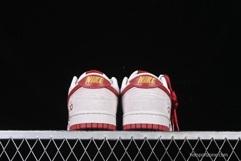 Nike SB Dunk Low Gucci Collaboration Red Snake Anniversary High-End Custom Low-Top Casual Sneakers - XX3168-111