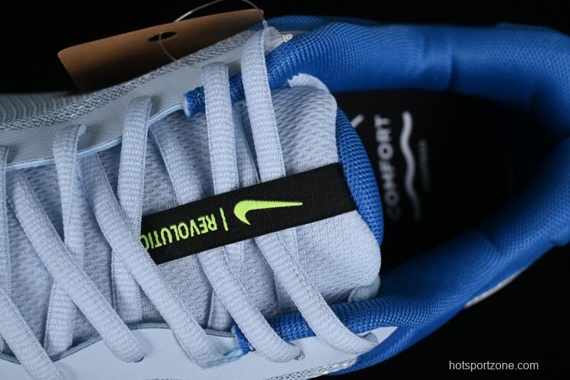 Nike Revolution 7 Wide Low-Top Running Shoes with Breathable Mesh and Durable Cushioning - FB2207-402