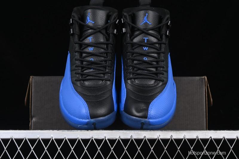 Nike Air Jordan 12 Retro Basketball Shoes with Game Royal Colorway - 130690-014