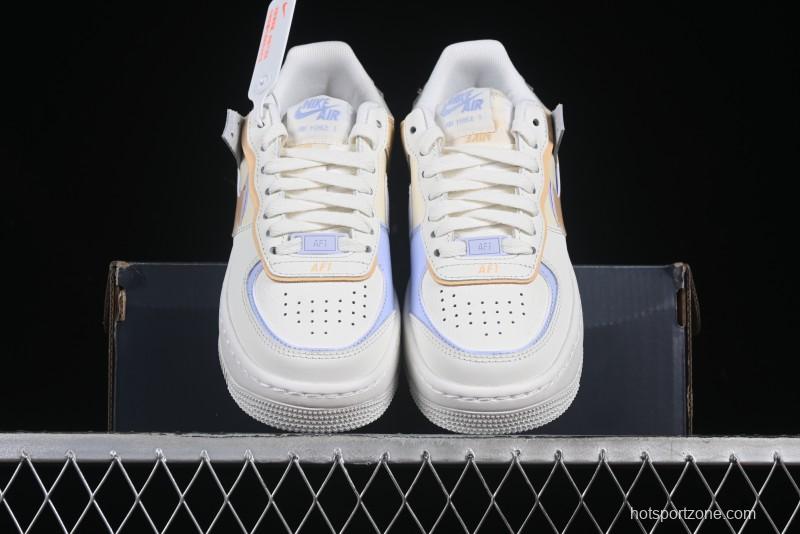 Nike Air Force 1 Shadow Lightweight Elevated Low-Top Sneakers - DZ1847-114