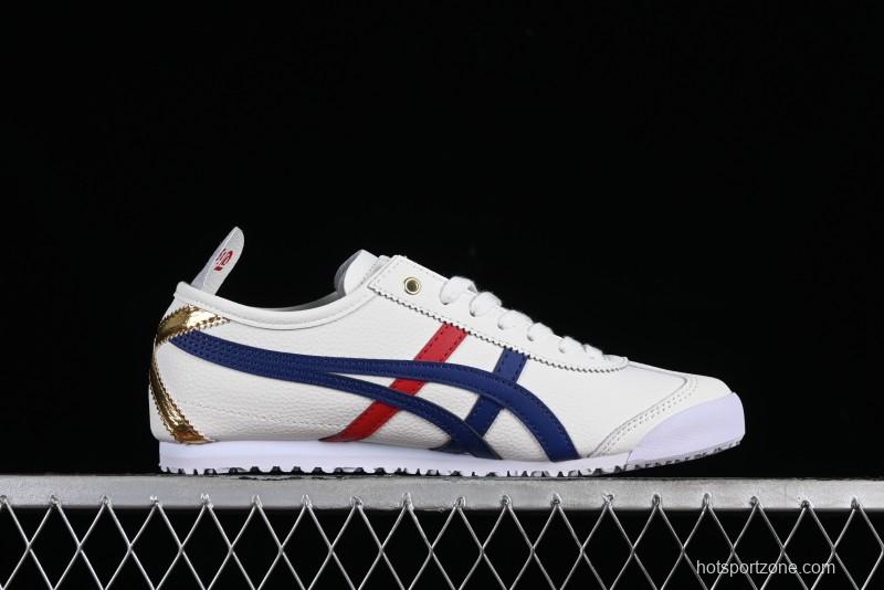 Onitsuka Tiger Mexico 66 Low-Top Leather Sneakers for Casual Running - D507L-0152