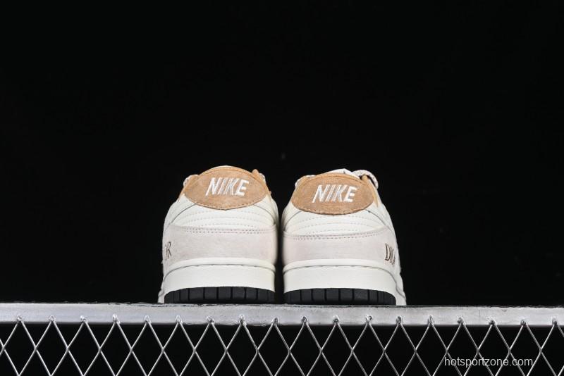 Nike SB Dunk Low Dior Collaboration Anniversary Custom Low-Top Casual Sneakers - DJ2024-066