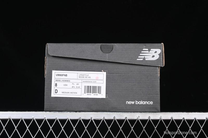 New Balance 9060 Retro Casual Running Sneakers with ABZORB Cushioning Technology - U9060FNB