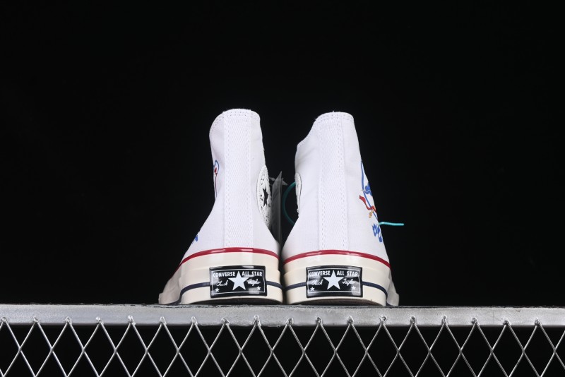 Converse Chuck 1970s High Top Casual Canvas Sneakers with Classic Graffiti Limited Edition Three-Star Logo - 162056C